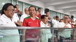 Ekspresi Bahagia Jokowi Saat Ilham Udin Cetak Gol