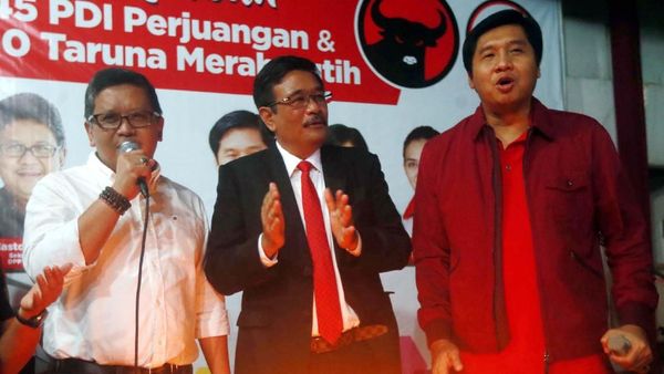 Suasana Keakraban di HUT Organisasi Sayap PDIP