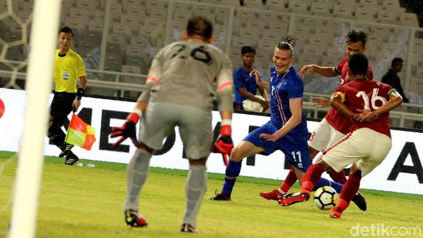Sempat Unggul, Indonesia Dikandaskan Islandia 1-4