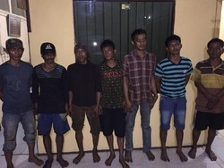 Polisi Tangkap 7 Pelaku Spesialis Pencuri Besi Tua dari Kapal LPG