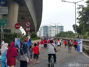 Suasana CFD Antasari Sky Sport Perdana yang Dibuka Sandiaga