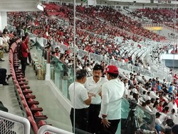 Bincang Kapolri-KaBIN-Panglima di Sela Laga Indonesia Vs Islandia