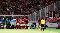 Indonesia unggul 1-0 atas Islandia.