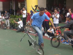 Potret Ramainya CFD di Jalan Layang Non Tol Antasari