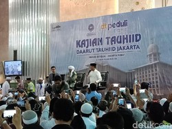 Kajian di Isqtilal, Aa Gym ke Anies: Terpikir Nggak Jadi Gubernur?