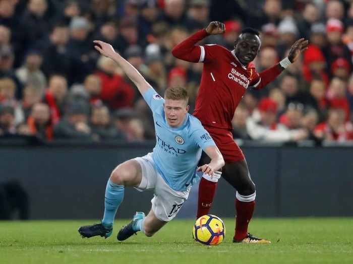 Liverpool vs City Sama Kuat 1-1 di Babak Pertama