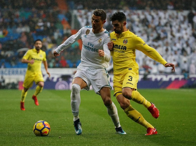 Real Madrid Ditenggelamkan Villarreal di Bernabeu