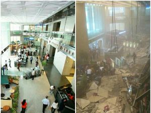 Before-After Selasar Gedung BEI yang Ambruk Before-After Selasar Gedung BEI yang Ambruk