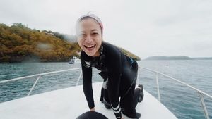 Makin Mesra dengan Chicco Jerikho, Begini Gaya Menyelam Putri Marino