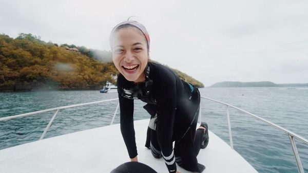 Makin Mesra dengan Chicco Jerikho, Begini Gaya Menyelam Putri Marino