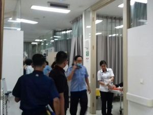 Foto: Korban Ambruknya Selasar Tower II BEI di RS Siloam