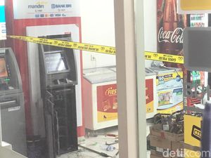 ATM Dibobol Maling Modus Ledakkan Tabung Gas, Polisi Turun Tangan