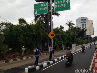 Dibuka Pagi Ini, Begini Kondisi Lalin di Flyover Pancoran