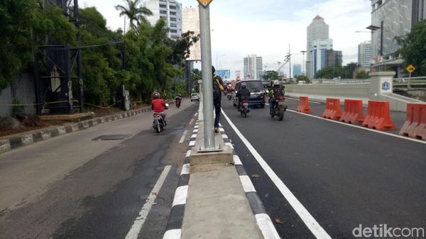 Lancarnya Lalin di Senin Pagi Sejak Flyover Pancoran Dibuka
