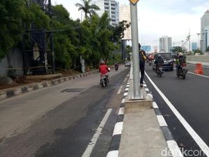 Lancarnya Lalin di Senin Pagi Sejak Flyover Pancoran Dibuka