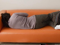 Belum Sempat Kabur, Orang yang Diduga Maling Ini Malah Ketiduran di TKP