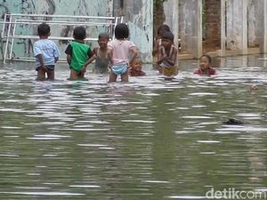 2 Hari Diguyur Hujan, Permukiman Warga di Kota Pekalongan Kebanjiran