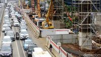 Begini Progres Terkini LRT Jabodebek di Kuningan