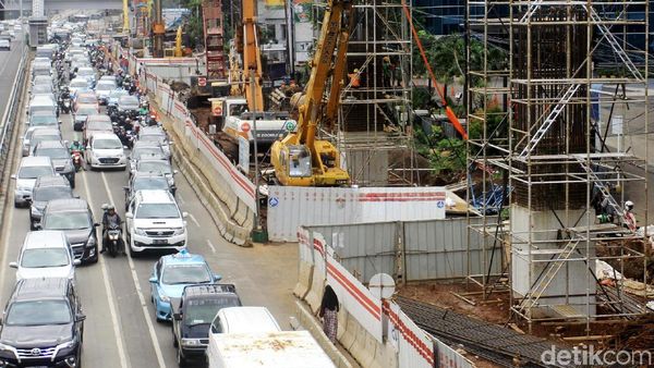Begini Progres Terkini LRT Jabodebek di Kuningan