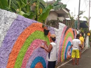 Baru! Lenteng Agung Ciptakan Kampung Warna-warni