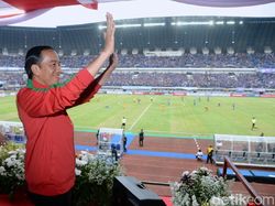 Indonesia Vs Filipina, Jokowi Yakin Timnas Menang