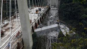 Penampakan Jembatan Ambruk di Kolombia yang Tewaskan 9 Orang