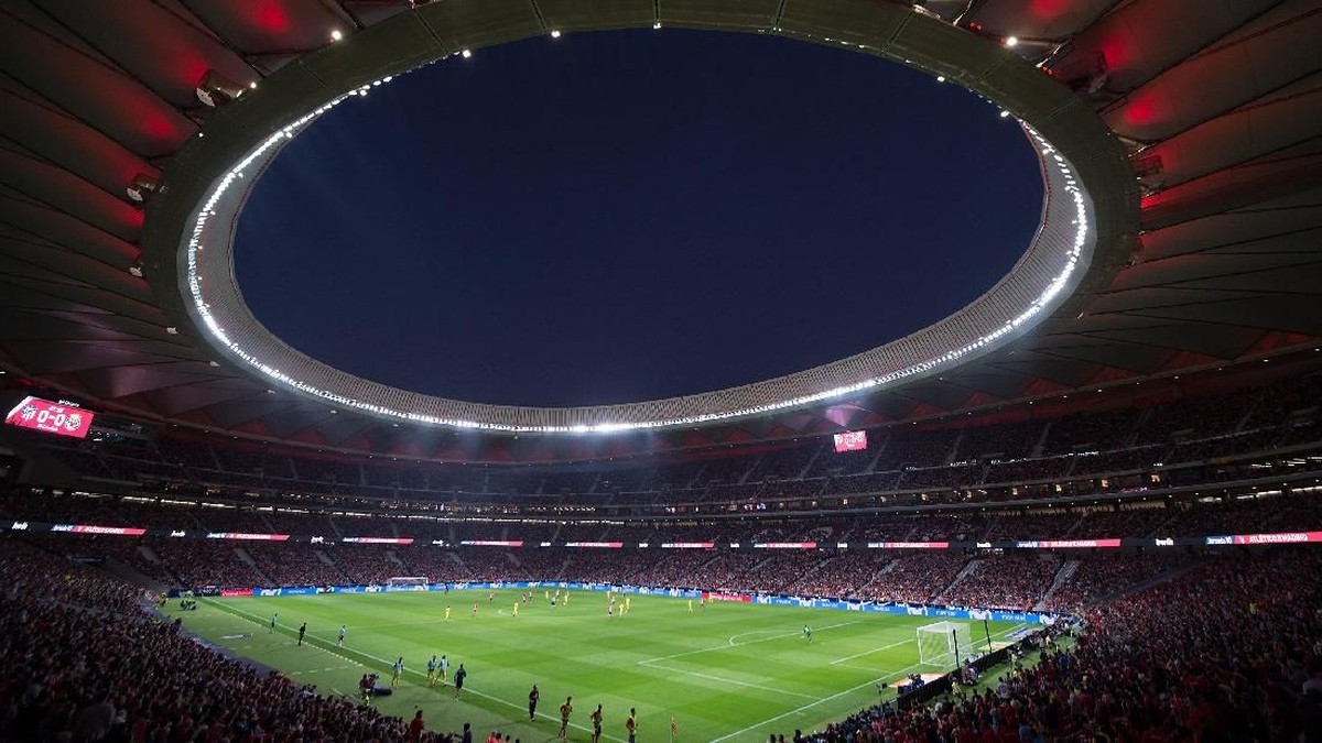 Suasana di dalam Wanda Metropolitano (Denis Doyle/Getty Images)