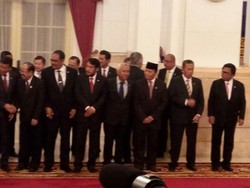 Saat OSO dan Wiranto Jauh-jauhan di Pelantikan Menteri Baru