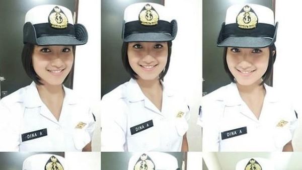 Ini Dina Abharina, Tentara Cantik Penjaga Laut Indonesia