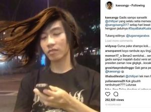 Isengnya Kaesang Ngerjain Gibran Jadi Gadis Shampo