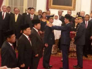 Jadi KSAU, Yuyu Sutisna Naik Pangkat Jadi Marsekal