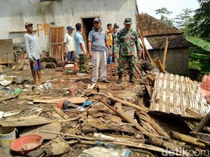Puting Beliung di Probolinggo, 23 Rumah Rusak dan 2 Kandang Roboh