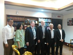 Pimpinan DPR Agus Hermanto Terima Kunjungan Tim Peneliti New Zealand