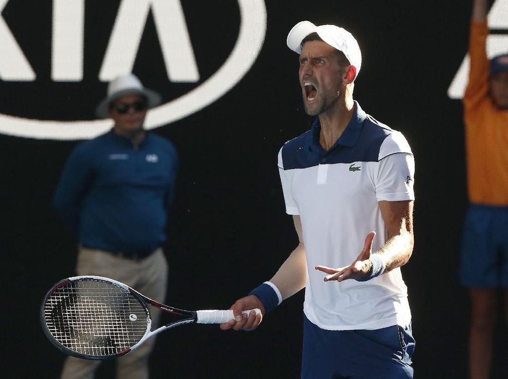 Singkirkan Monfils, Djokovic Lolos Babak Ketiga Singkirkan Monfils, Djokovic Lolos Babak Ketiga