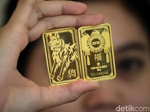 Emas Antam Turun Rp 2.000/Gram