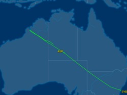 Pesawat MH122 Mendarat Darurat di Alice Spring