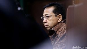 Jalani Sidang Lanjutan, Begini Ekspresi Serius Novanto