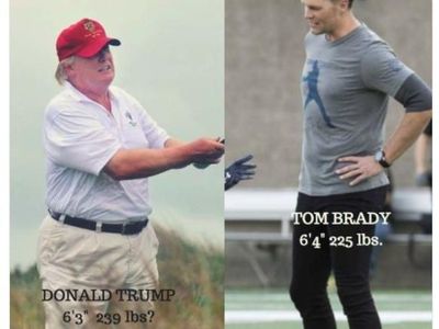 Foto: Meme Kocak Soal Berat Badan Trump Ramai di Internet