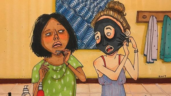 9 Ilustrasi Kreatif Ini Gambarkan Indahnya Kehidupan Persahabatan Wanita