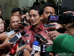 Sandiaga Belum Terima Rekomendasi Penataan Tanah Abang dari Polisi