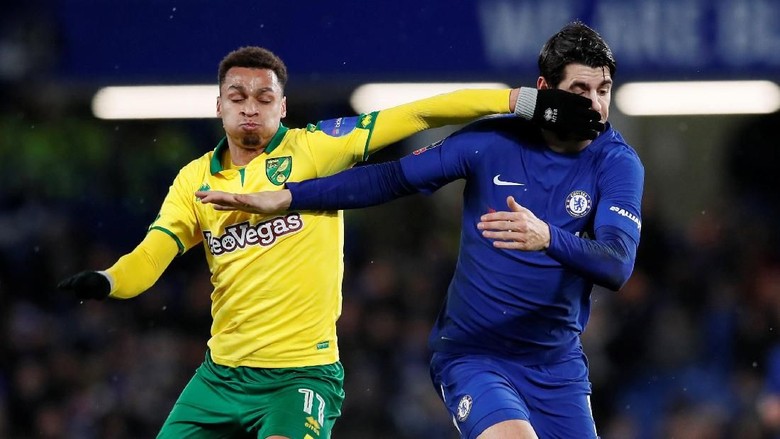 Pedro dan Morata Dikartu Merah, Chelsea Kalahkan Norwich Lewat Adu Penalti Pedro dan Morata Dikartu Merah, Chelsea Kalahkan Norwich Lewat Adu Penalti
