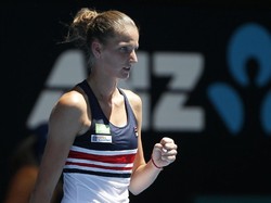 Pliskova Ngebut ke Babak Ketiga, Muguruza Tumbang