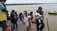 Foto: Jauhnya Lokasi Evakuasi Penderita Gizi Buruk Asmat