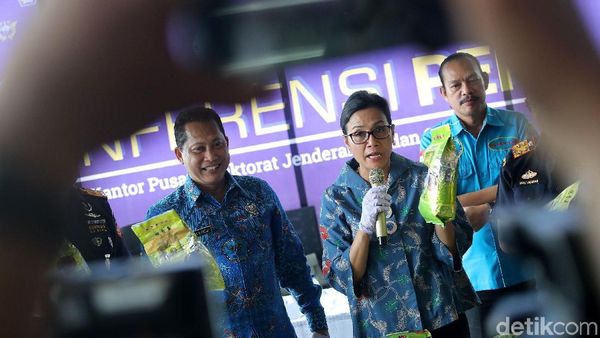 Duet Sri Mulyani-Buwas Gagalkan Penyelundupan Sabu Asal Malaysia
