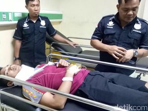 Terobos Busway dan Tolak Ditilang, Pemobil Seret Polisi hingga Luka