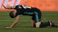 Begitu pula dengan Lucas Vazquez, yang gagal memaksimalkan sebuah kesempatan di kotak penalti. Foto: Susana Vera/Reuters
