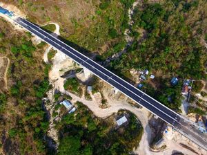 Indahnya Jembatan Petuk di NTT Senilai Rp 235 Miliar