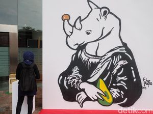 Mural The Popo hingga Ilustrasi Komikazer di Pameran Seni Badak Sumatera