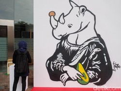 Mural The Popo hingga Ilustrasi Komikazer di Pameran Seni Badak Sumatera