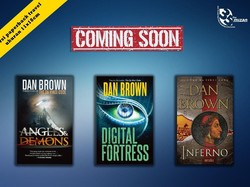 3 Buku Dan Brown Versi Bahasa Indonesia akan Cetak Ulang